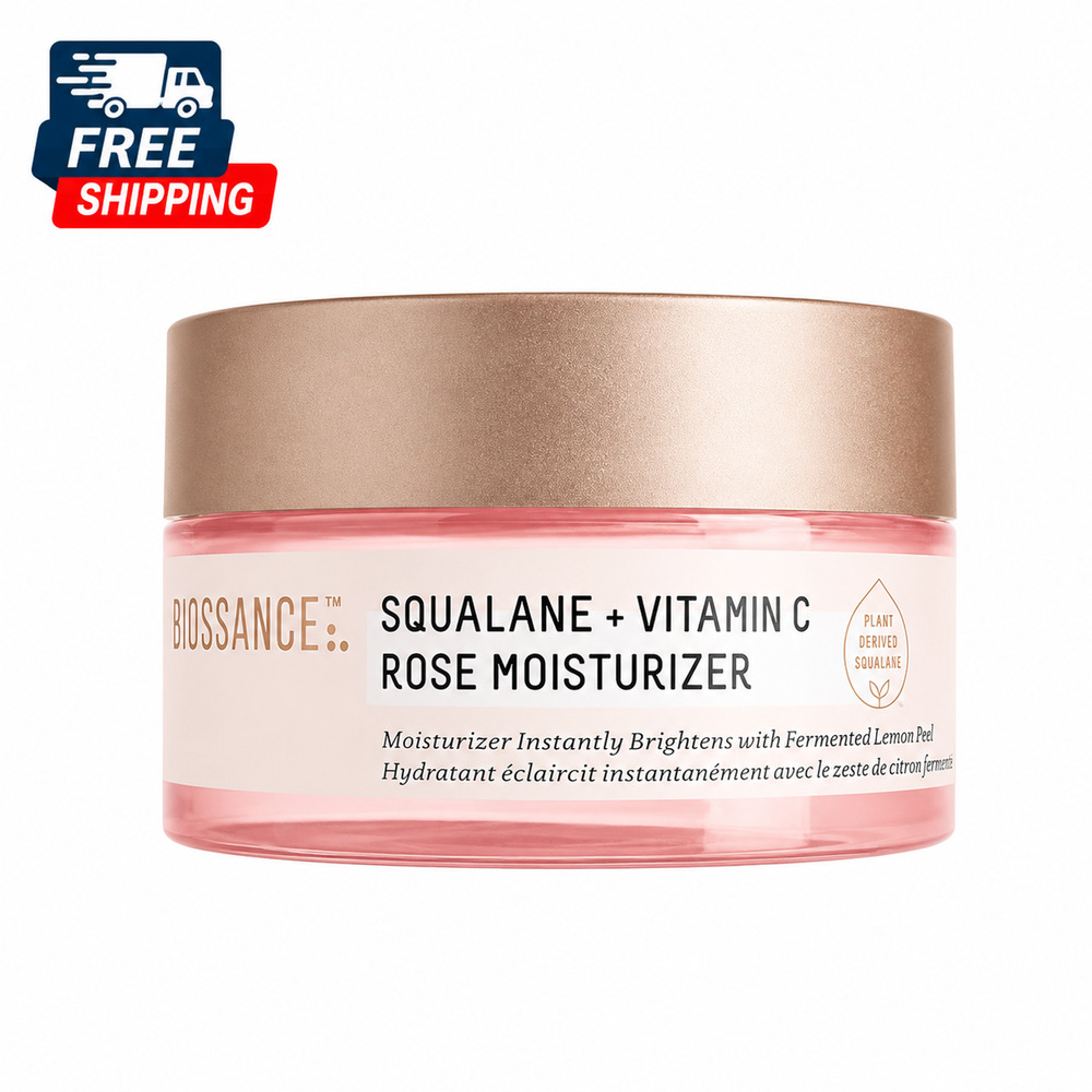 Biossance Squalane + Vitamin C Rose Moisturizer 50ml / 1.7 oz